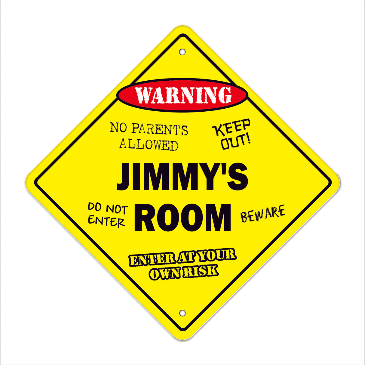 Jimmy's Room Sign