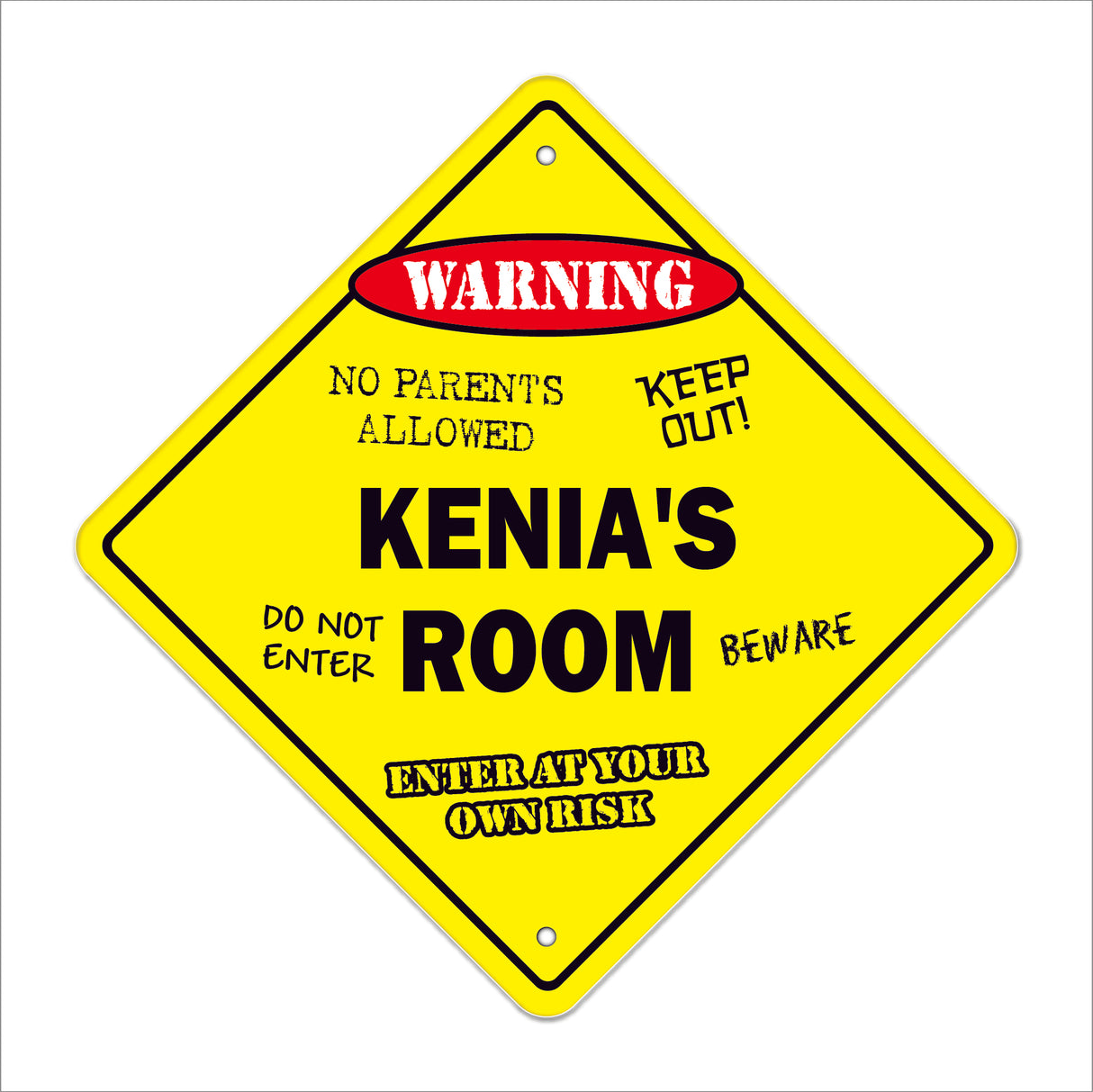 Kenia's Room Sign