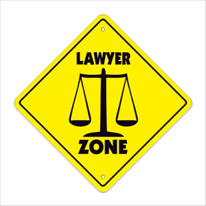 Lawyer Crossing Sign