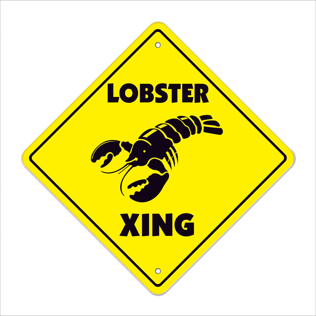 Lobster Crossing Sign