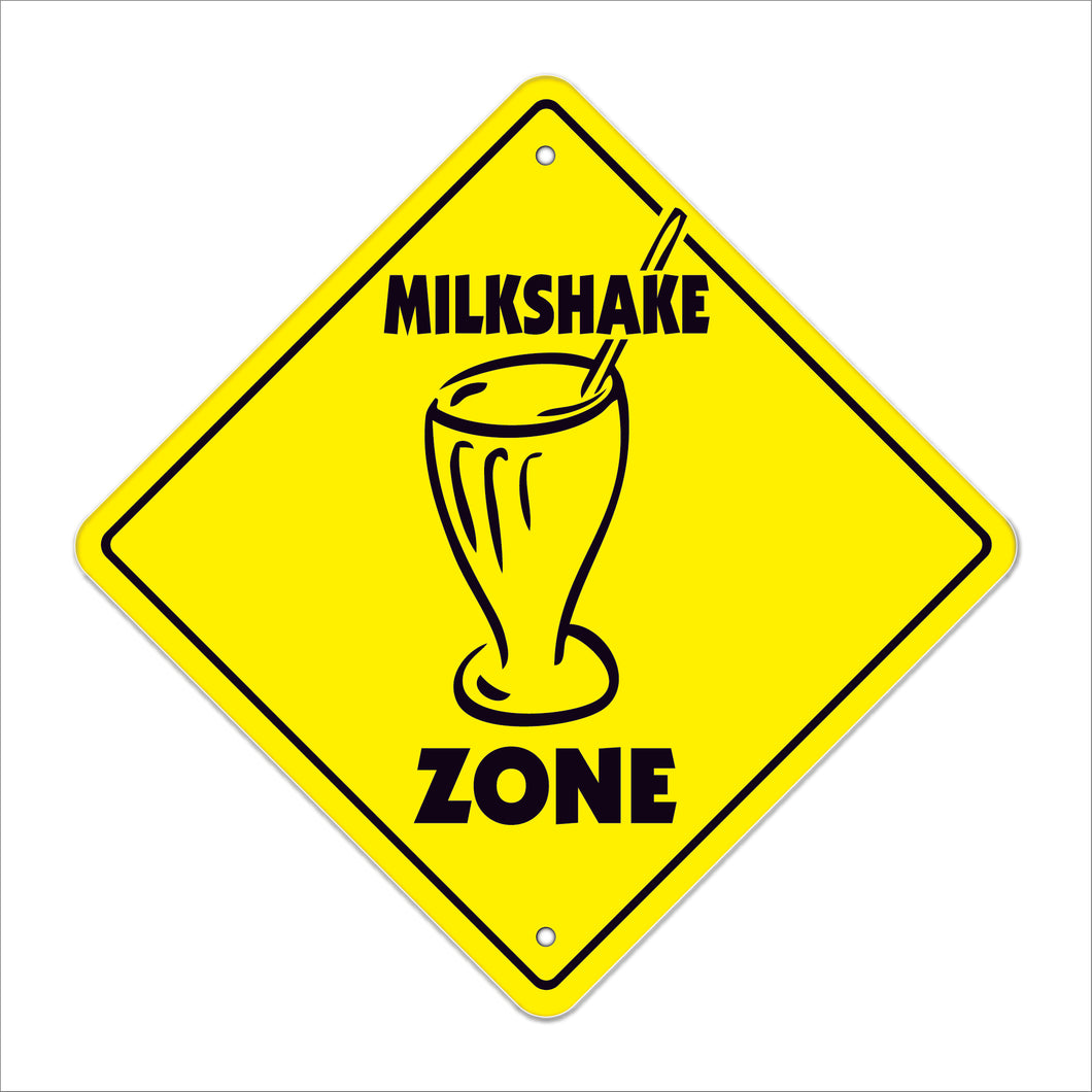 Milkshake Crossing Sign