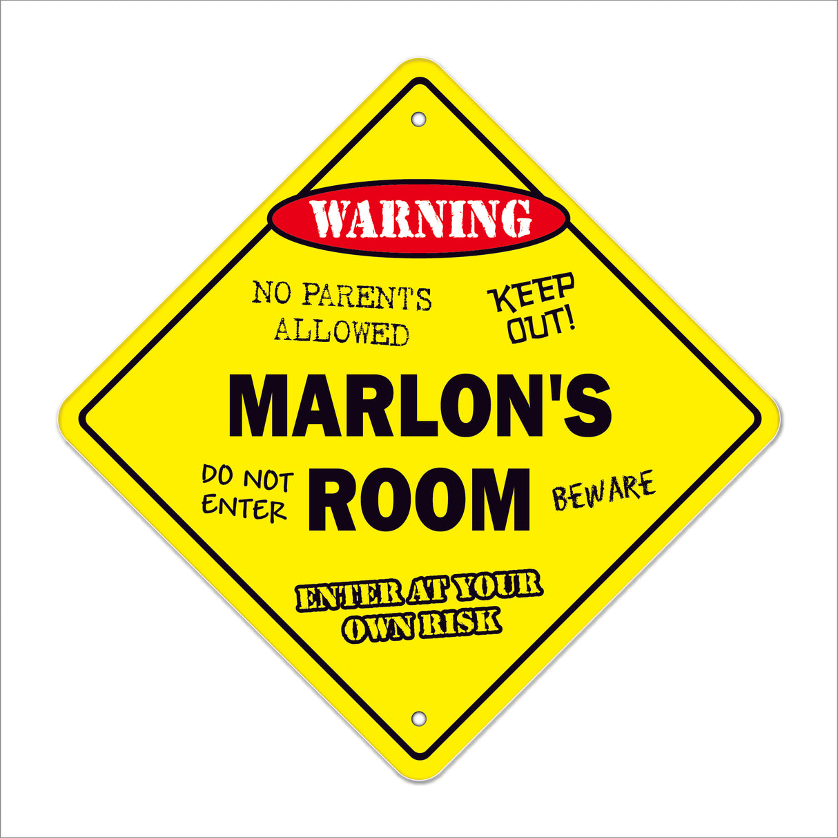 Marlon's Room Sign