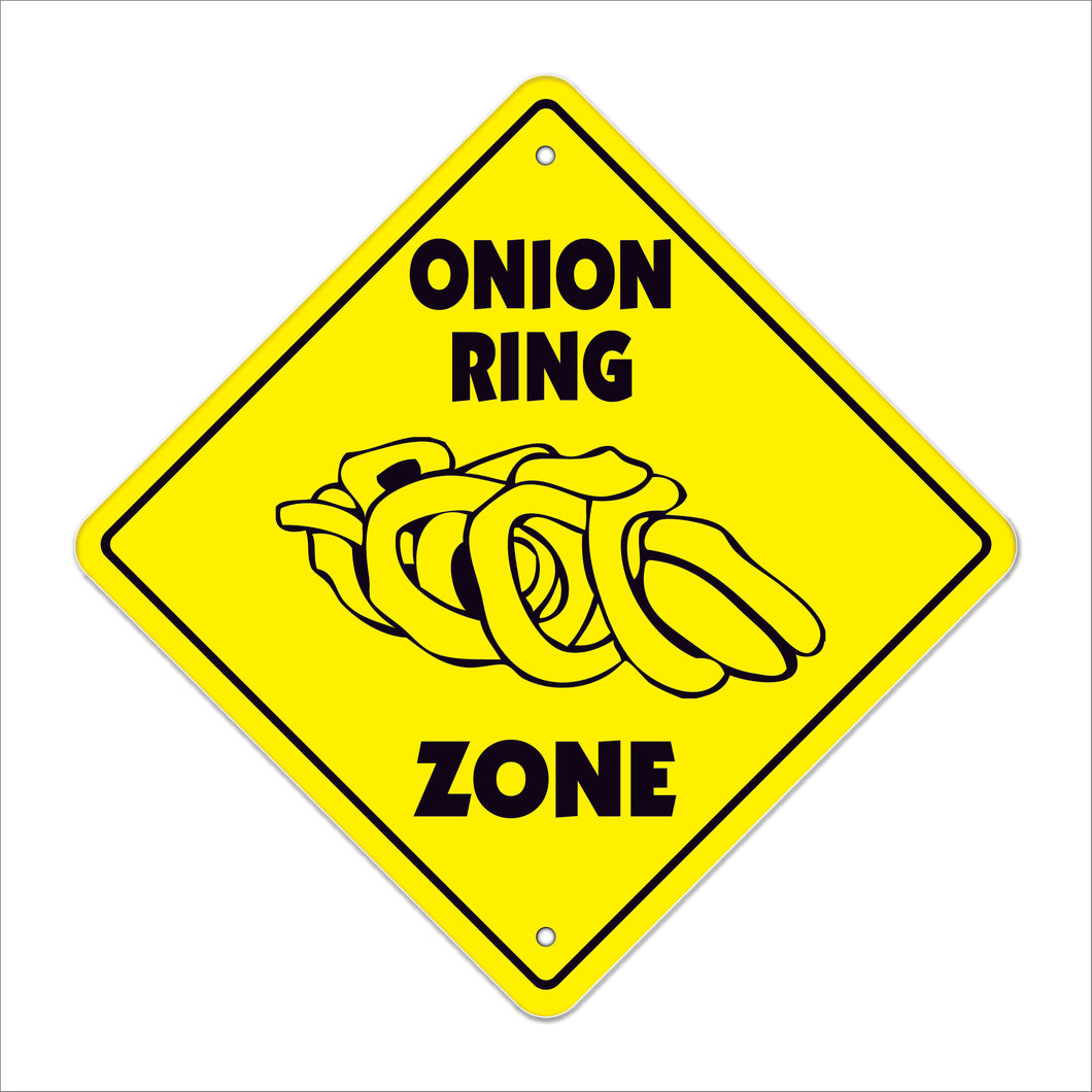 Onion Ring Crossing Sign