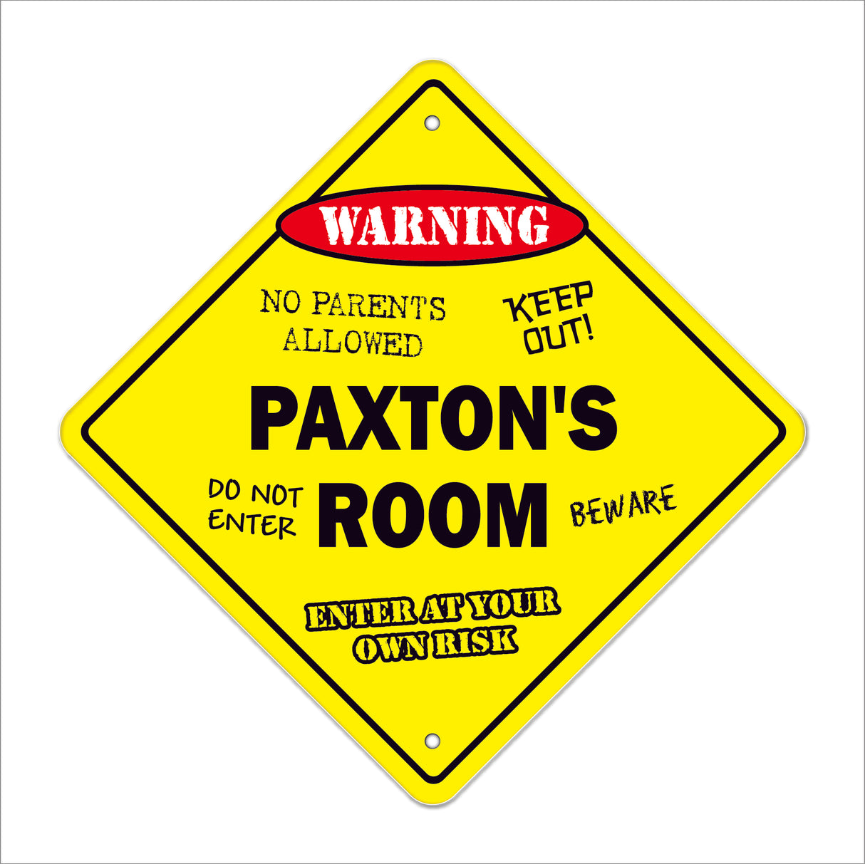 Paxton's Room Sign