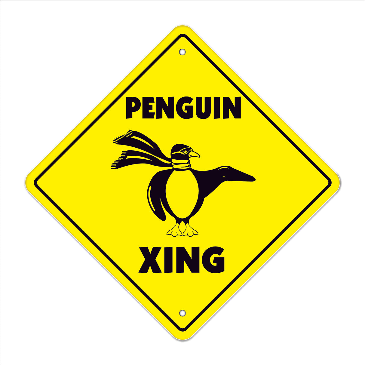 Penguin Crossing Sign
