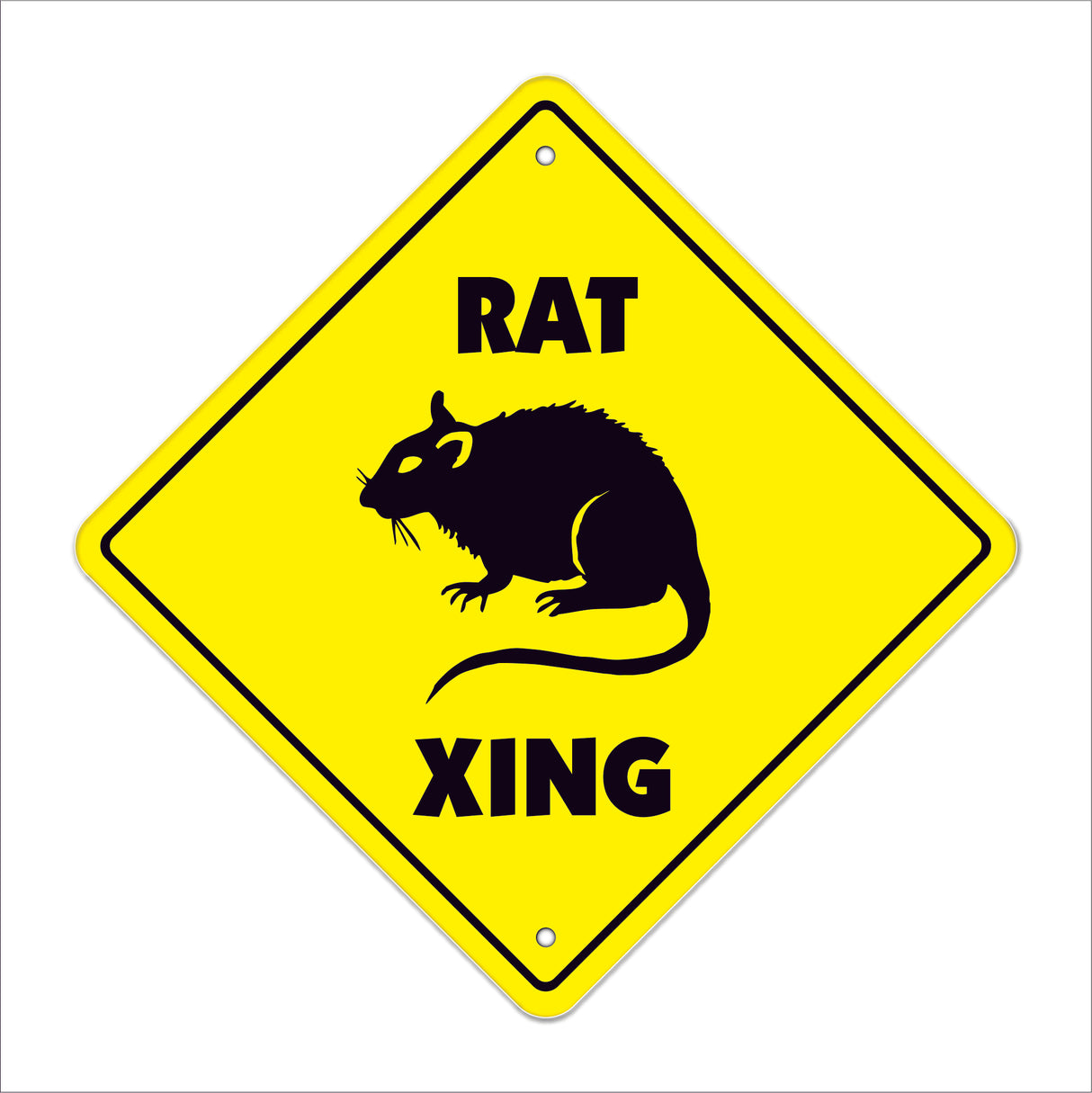 Rat Crossing Sign