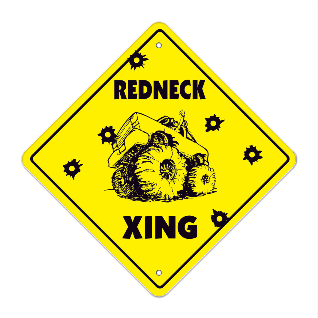 Redneck Crossing Sign