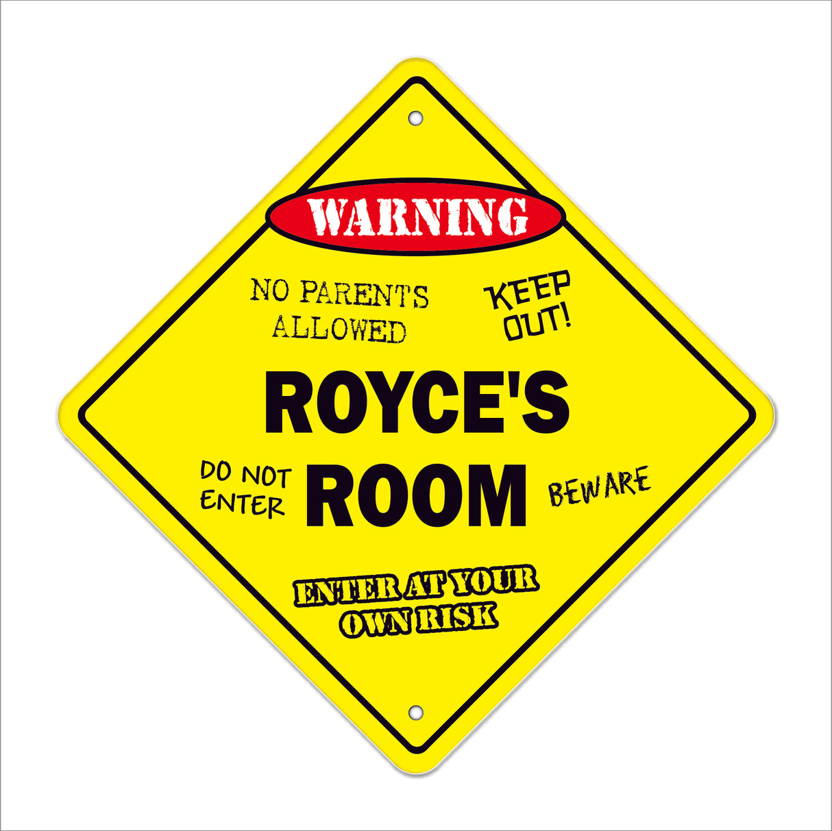 Royce's Room Sign