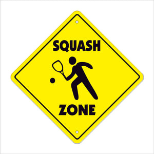 Squash Crossing Sign