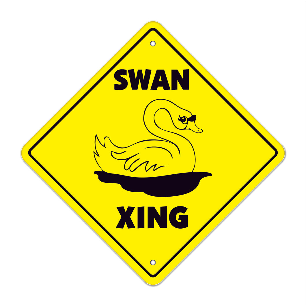 Swan Crossing Sign