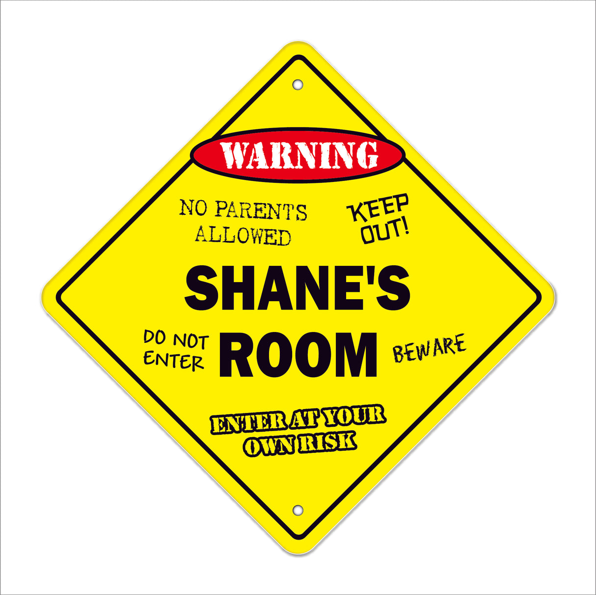 Shane's Room Sign