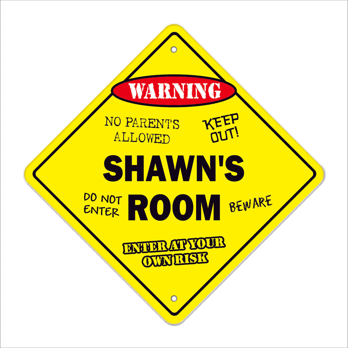 Shawn's Room Sign