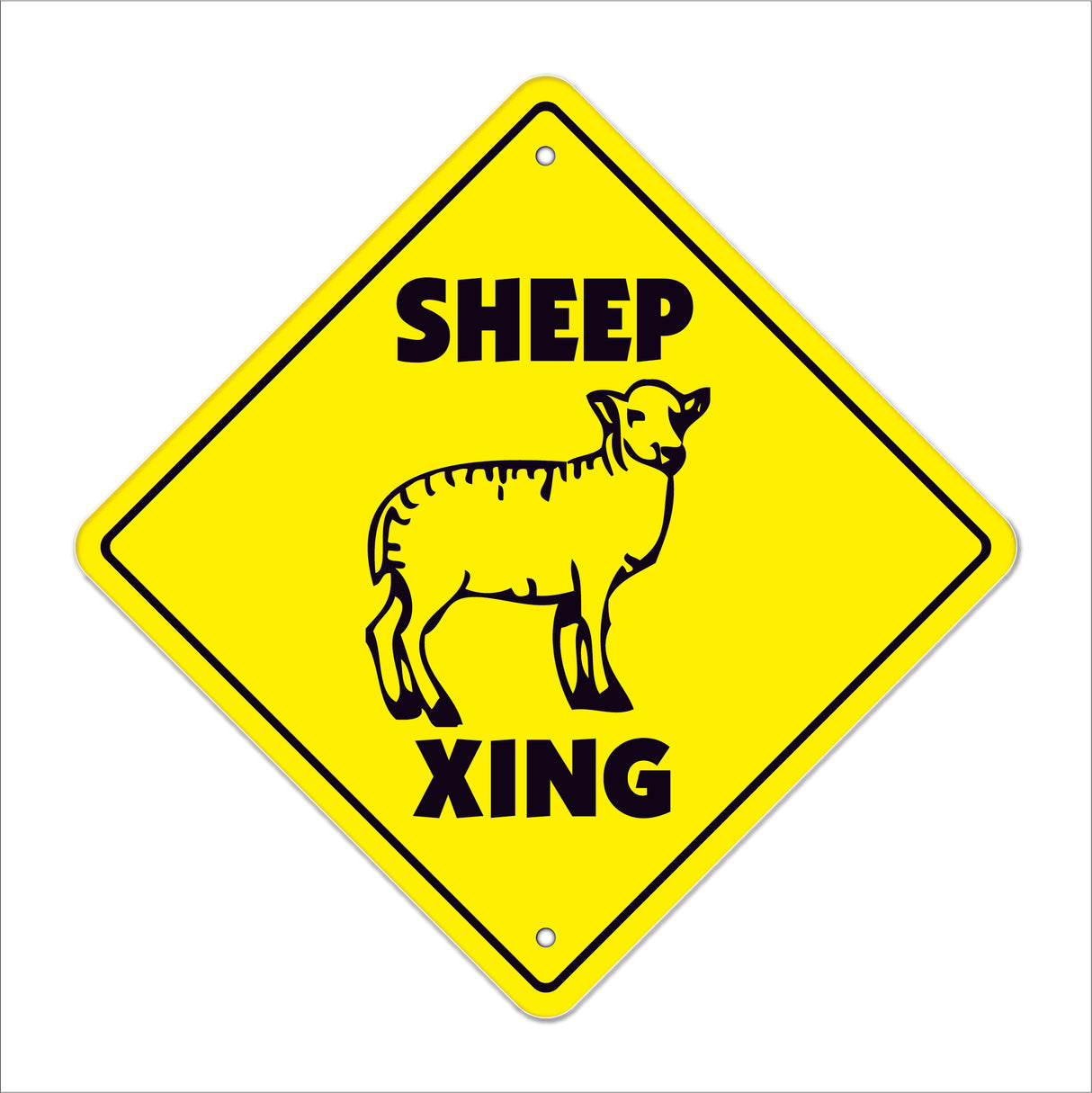 Sheep Crossing Sign