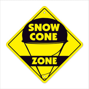 Snow Cone Crossing Sign
