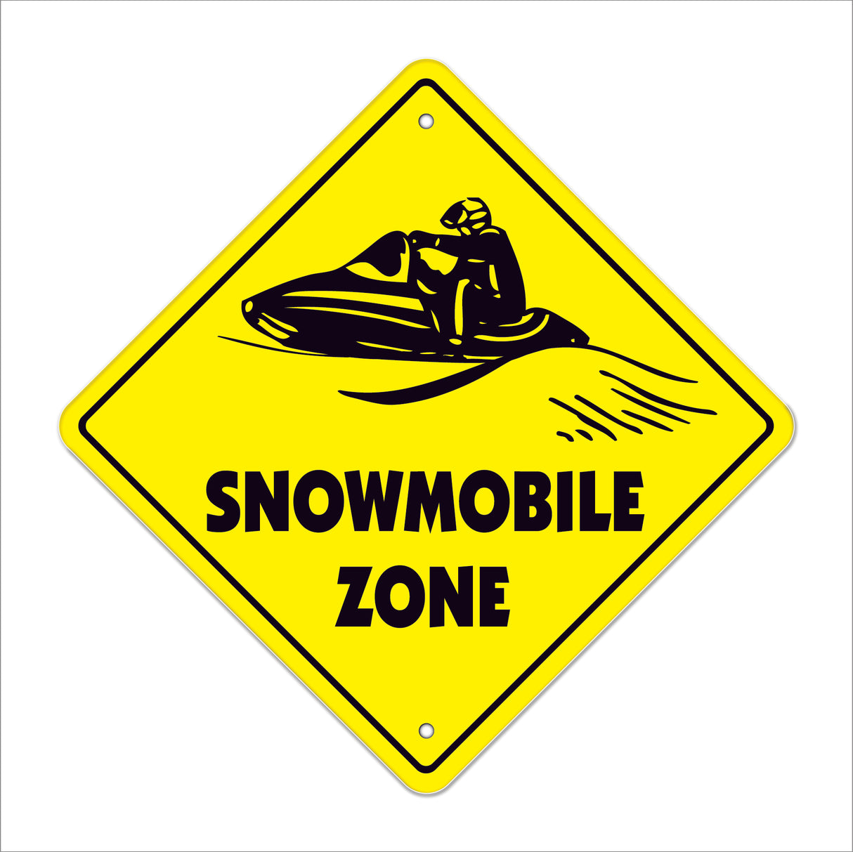 Snowmobile Crossing Sign