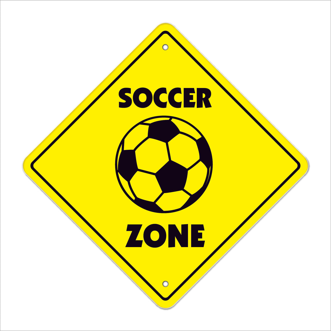 Soccer Crossing Sign