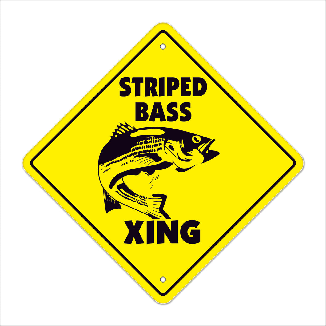 Striped Bass Crossing Sign