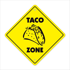 Taco Crossing Sign