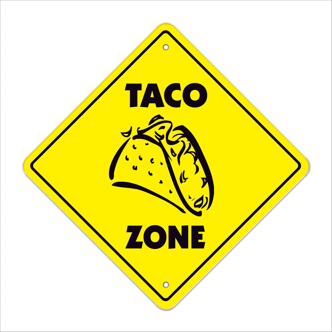 Taco Crossing Sign