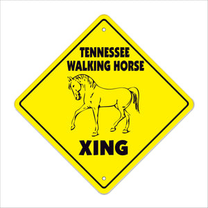 Tennessee Walking Horse Crossing Sign