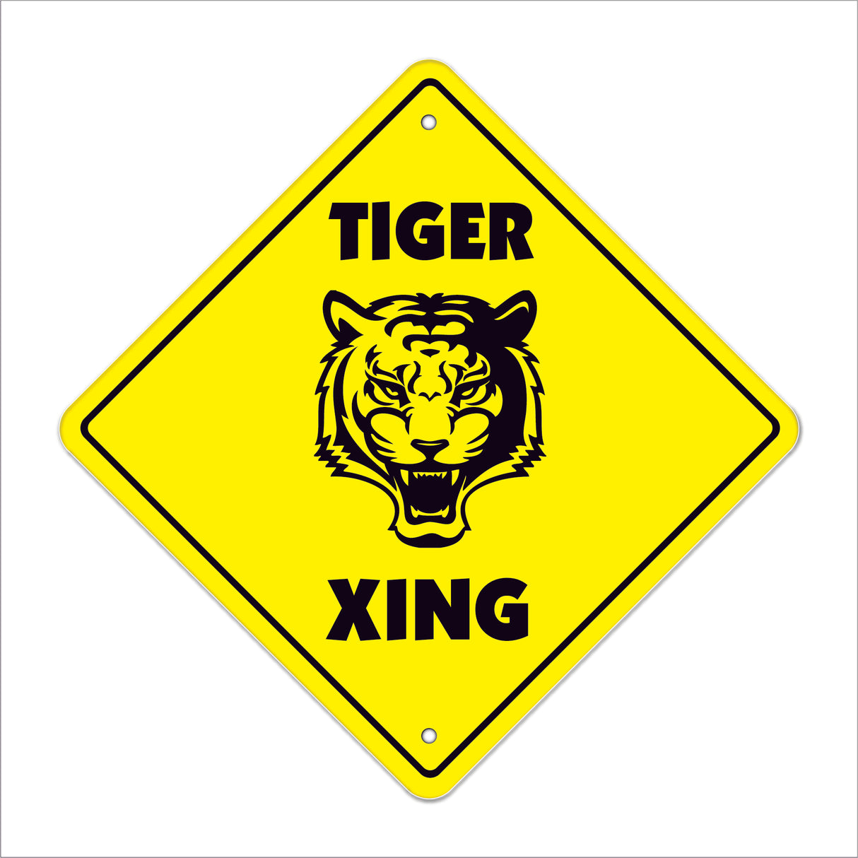 Tiger Crossing Sign