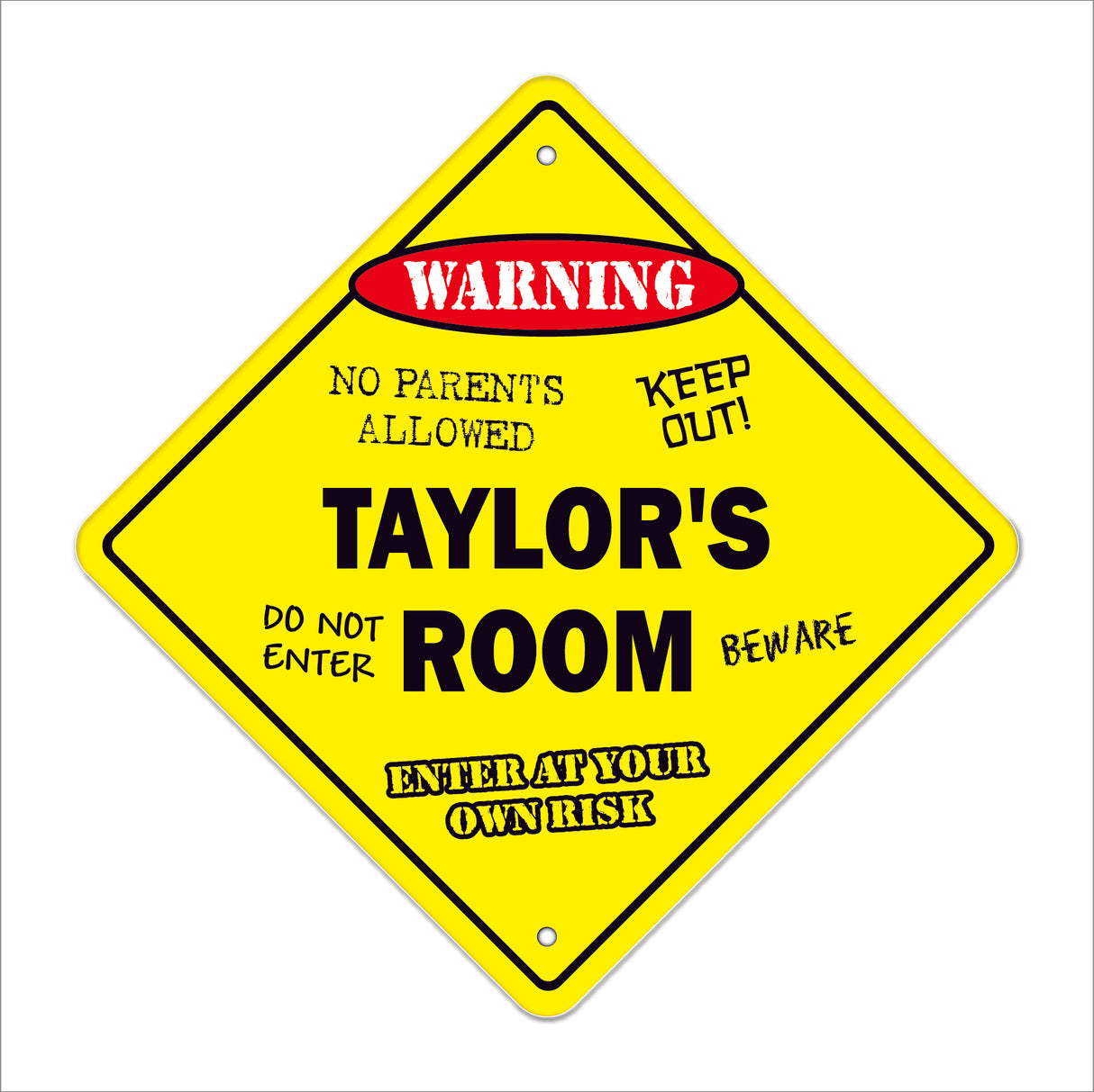 Taylor's Room Sign