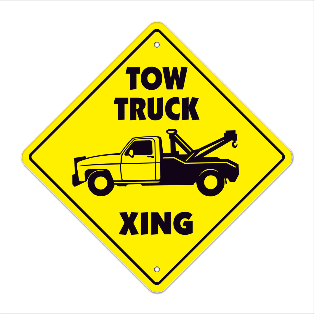Towtruck Crossing Sign