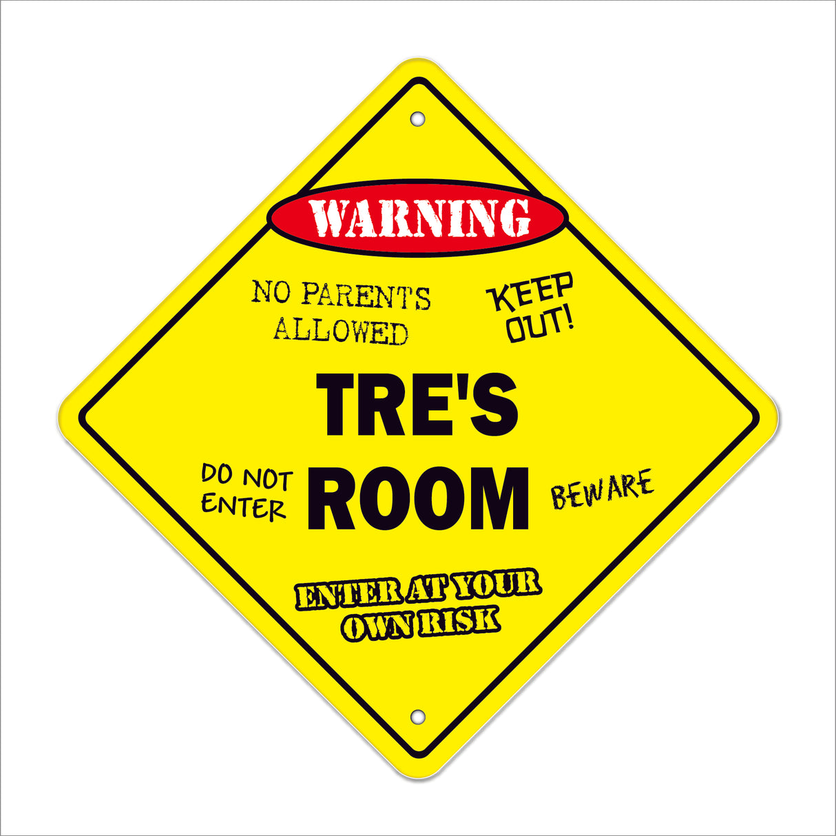 Tre's Room Sign