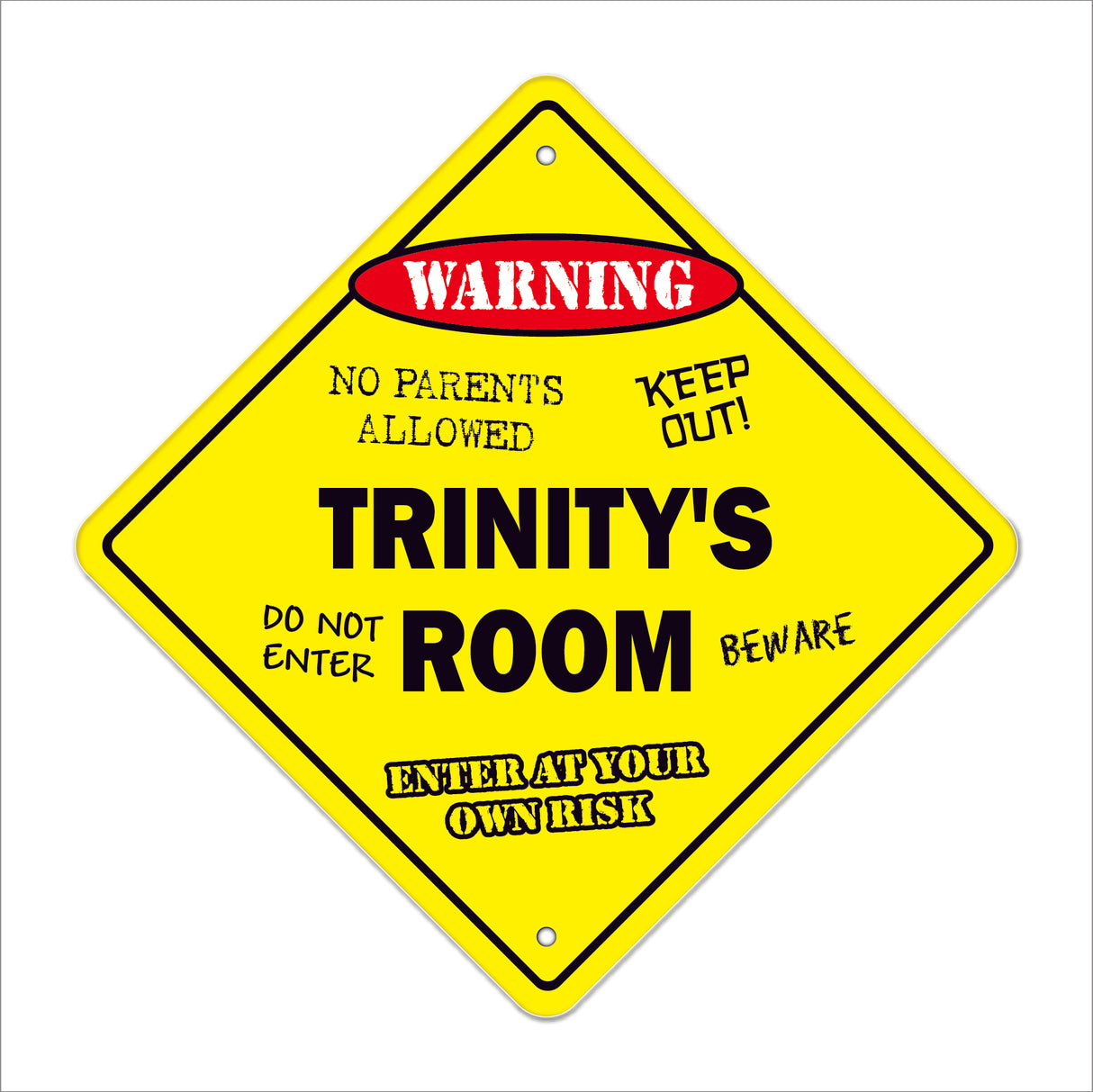 Trinity's Room Sign