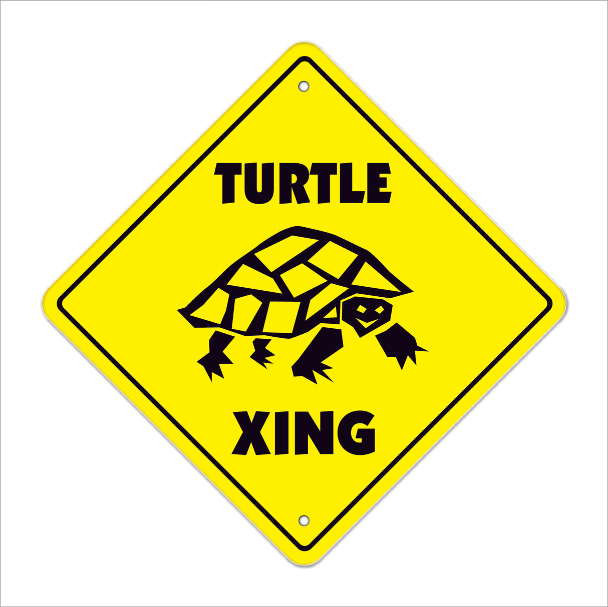Turtle Crossing Sign