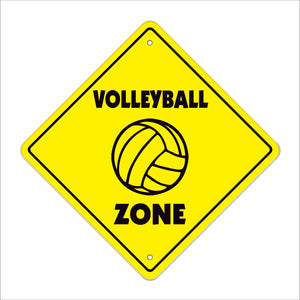 Volleyball Crossing Sign