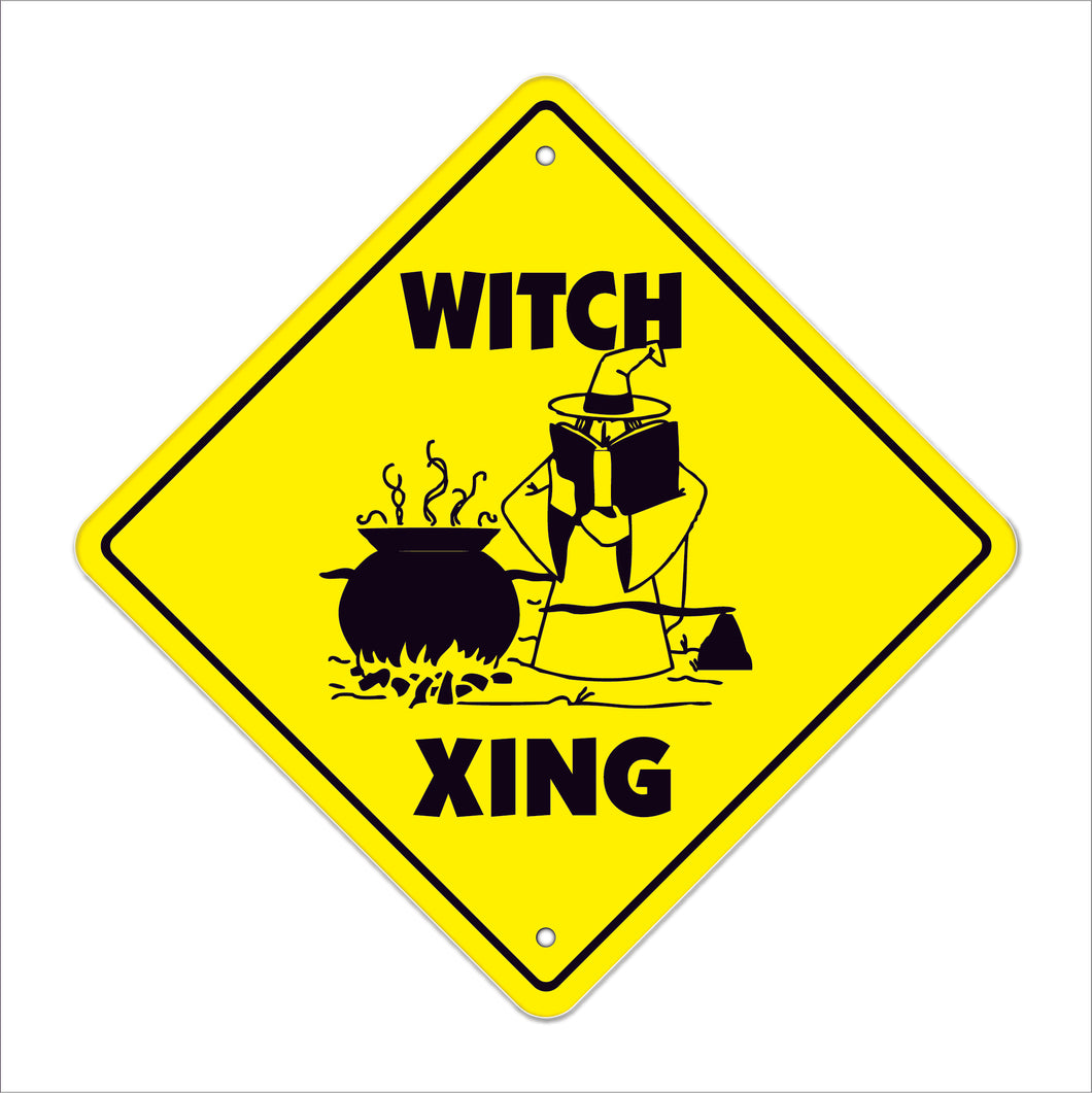 Witch Crossing Sign