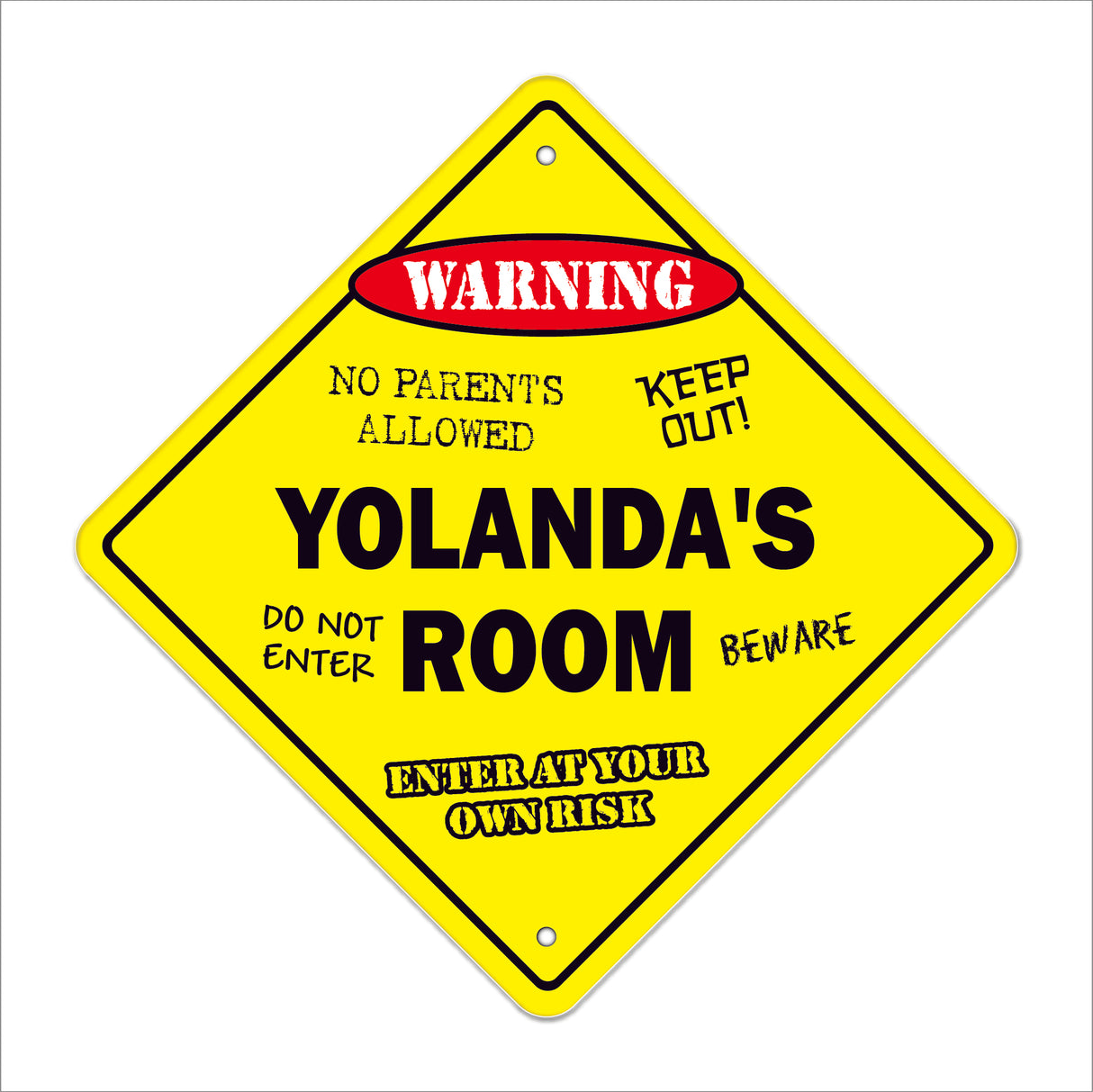 Yolanda's Room Sign