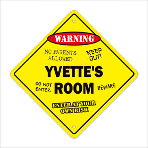 Yvette's Room Sign