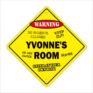 Yvonne's Room Sign