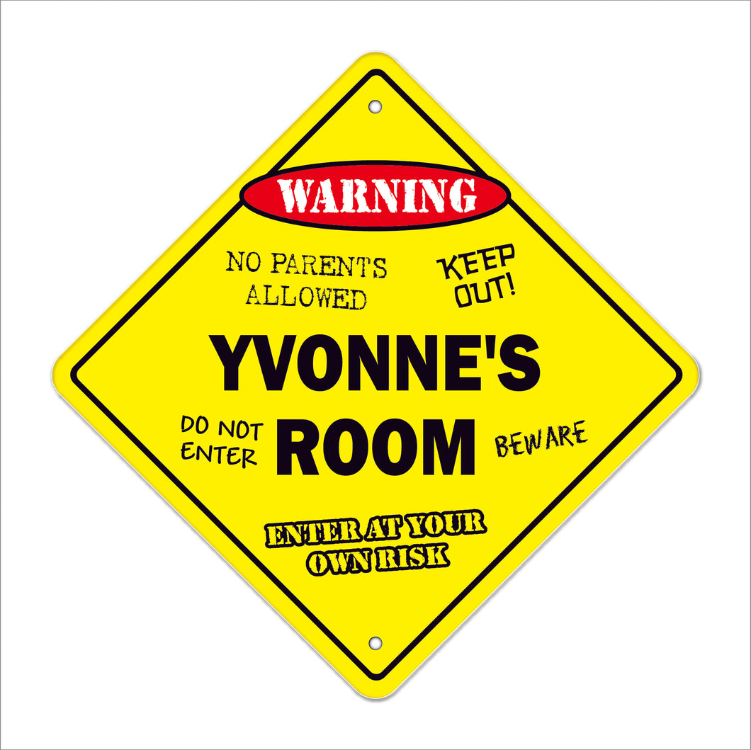 Yvonne's Room Sign