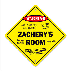 Zachery's Room Sign