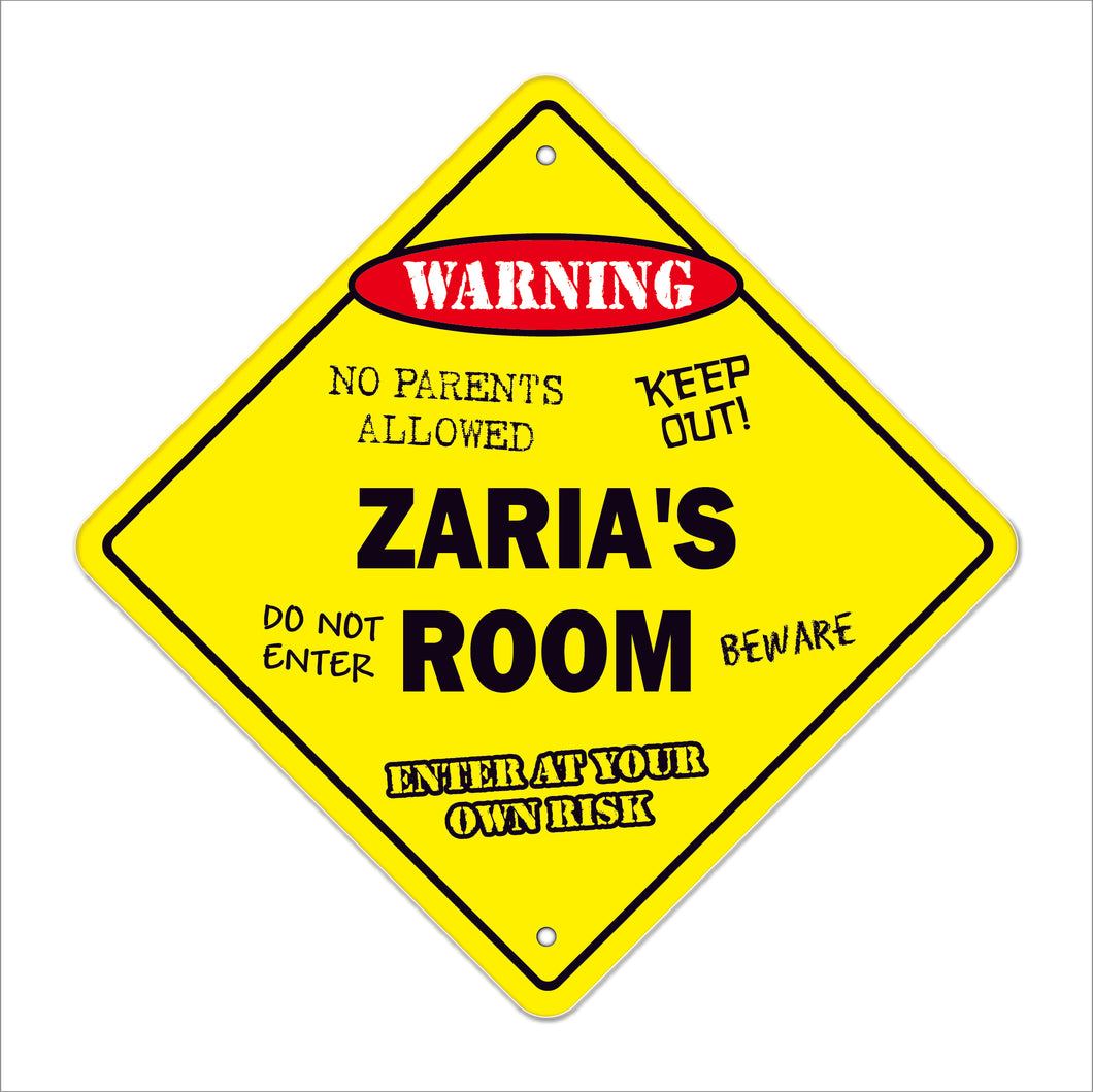 Zaria's Room Sign