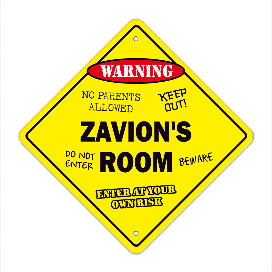 Zavion's Room Sign