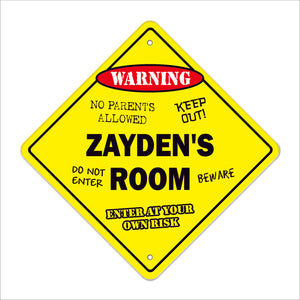 Zayden's Room Sign