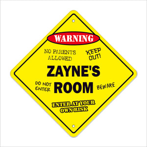Zayne's Room Sign