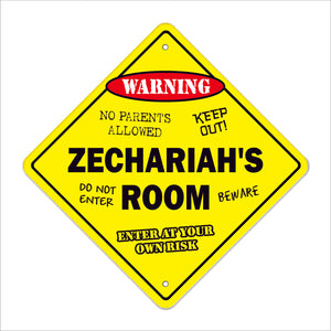 Zechariah's Room Sign