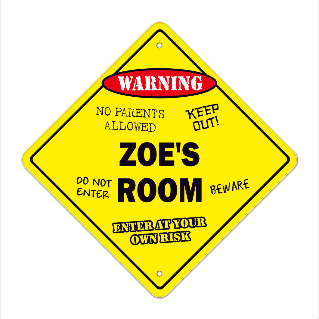 Zoe's Room Sign