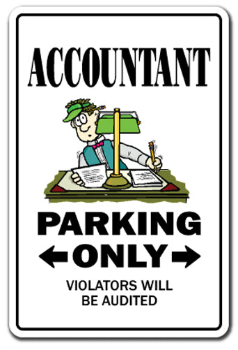 Accountant Street Vinyl Decal Sticker