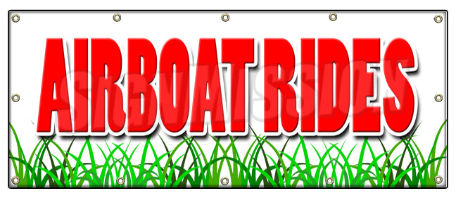 Airboat Rides Banner