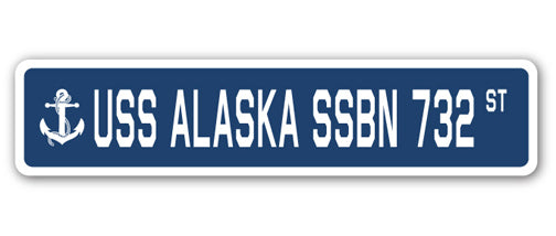 USS Alaska Ssbn 732 Street Vinyl Decal Sticker