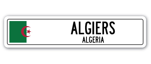 ALGIERS, ALGERIA Street Sign