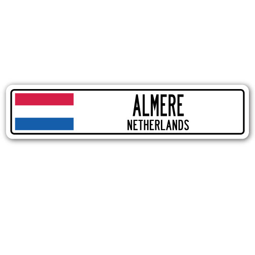 ALMERE, NETHERLANDS Street Sign