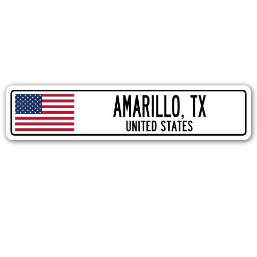 AMARILLO, TX, UNITED STATES Street Sign