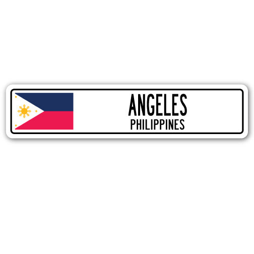 Angeles, Philippines Street Vinyl Decal Sticker